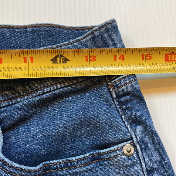 Loft high waist skinny jeans, slim pockets, women’s size 28 petite - Picture 9 of 16